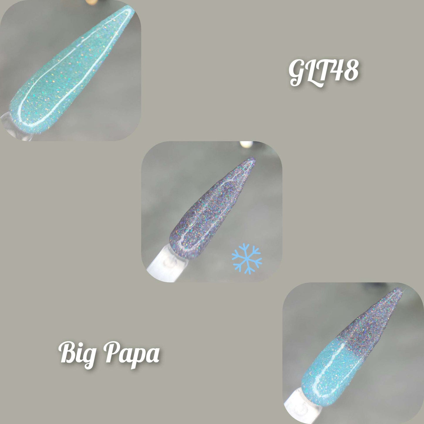 BIG PAPA GLT48 - Zebra Glitter & Nails Company, LLC