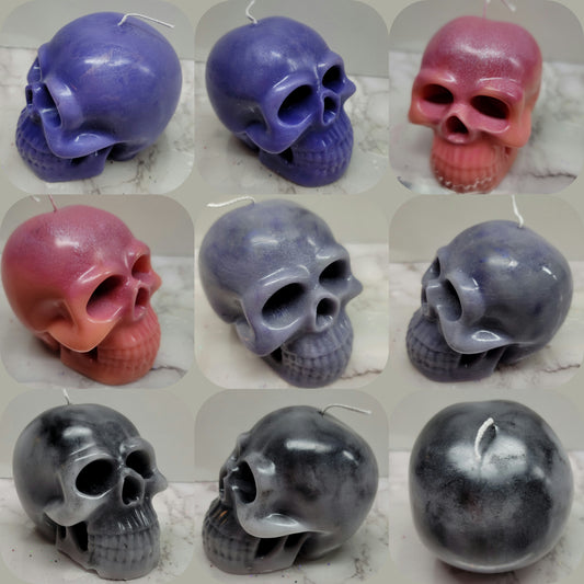 Home Essentials: SKULL 50/50 Soy Wax Candles ***